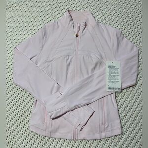 lululemon define cropped jacket nulu in blissful pink size 8